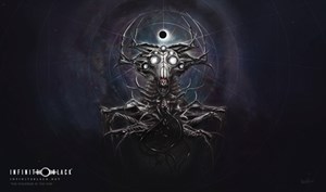 2!IBPLYMWW01 Whisperer In The Web Playmat published by Infinite Black