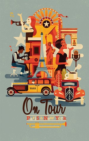 ALLGMEOTN On Tour Board Game: Paris And New York published by Allplay