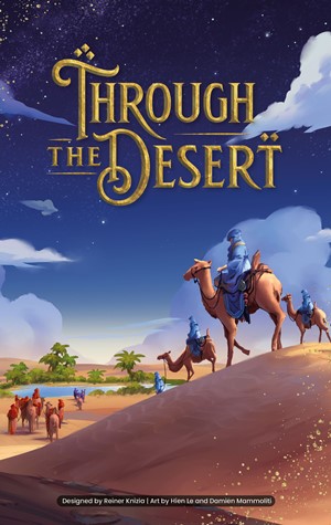 ALLGMETD Through The Desert Board Game published by Allplay