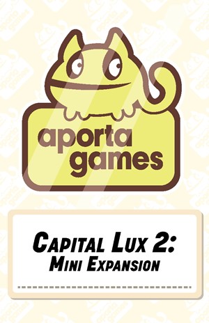 APOCLX006016 Capital Lux 2 Card Game: Mini Expansion published by Aporta Games
