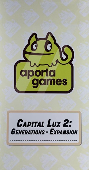 APRCLX0040 Capital Lux 2 Generations Card Game: The Expansion published by Aporta Games