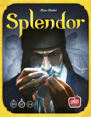 ASMSCSPL01US Splendor Board Game published by Asmodee