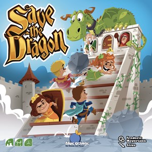 BLUSAV01 Save The Dragon Board Game published by Blue Orange Games