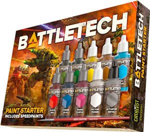 CAT35PS1 BattleTech: The Army Painter Paint Starter Set published by Catalyst Game Labs