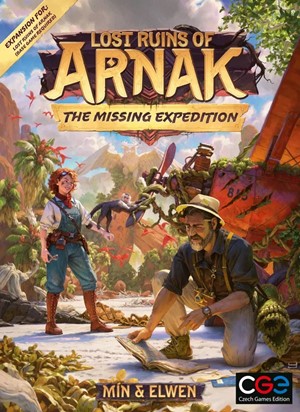 CGE00067 Lost Ruins Of Arnak Board Game: The Missing Expedition Expansion published by Czech Game Editions