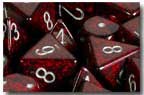 CHX25344 Chessex Speckled 7 Dice Set - Silver Volcano published by Chessex