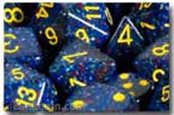 CHX25366 Chessex Speckled 7 Dice Set - Twilight published by Chessex