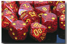 CHXDS14 Chessex Speckled 7 Dice Set - Mercury published by Chessex