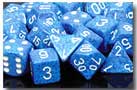 CHXDS24 Chessex Speckled 7 Dice Set - Water published by Chessex