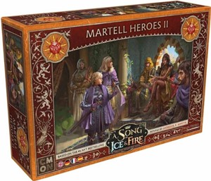 CMNSIF710 Song Of Ice And Fire Board Game: Martell Heroes Pack 2 Expansion published by CoolMiniOrNot