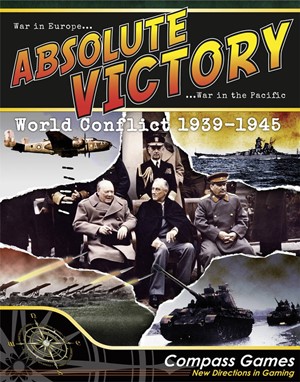 COM1040 Absolute Victory Board Game: World Conflict 1939-1945 published by Compass Games