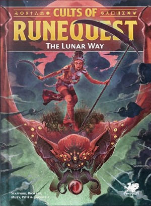 2!CT4045H RuneQuest RPG: Cults Of RuneQuest: The Lunar Way published by Chaosium