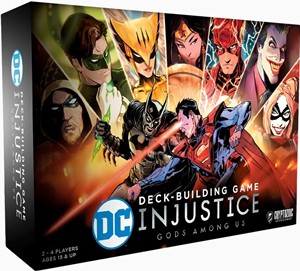 CZE29019 DC Comics Deck Building Card Game: Injustice Expansion published by Cryptozoic Entertainment