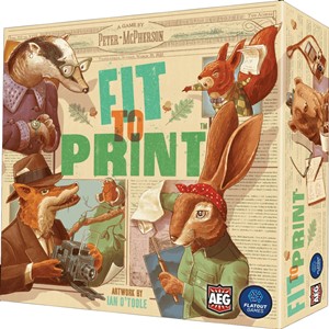 DMGAEG1028 Fit To Print Board Game (Damaged) published by Alderac Entertainment Group