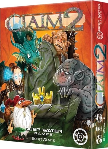 DWGCLM200 Claim Card Game: 2 published by Deep Water Games
