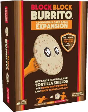 EKTT1EXP3 Throw Throw Burrito Card Game: Block Block Burrito Expansion published by Exploding Kittens