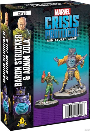 FFGCP76 Marvel Crisis Protocol Miniatures Game: Baron Strucker And Arnim Zola Expansion published by Fantasy Flight Games
