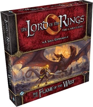 FFGMEC54 The Lord Of The Rings LCG: The Flame Of The West Saga Expansion published by Fantasy Flight Games