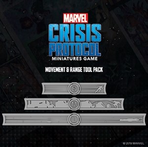 FFGMSG03 Marvel Crisis Protocol Miniatures Game: Measurement Tools Expansion published by Atomic Mass Games
