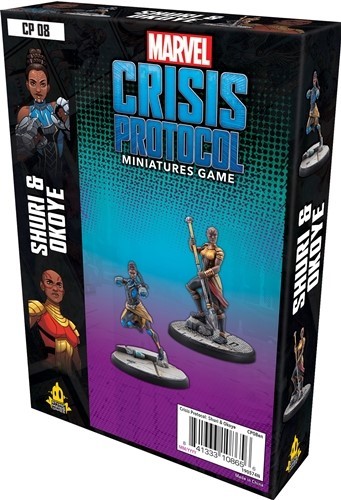 FFGMSG08 Marvel Crisis Protocol Miniatures Game: Shuri And Okoye published by Atomic Mass Games