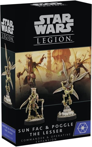 FFGSWL116 Star Wars Legion: Sun Fac And Poggle The Lesser Commander Expansion published by Fantasy Flight Games