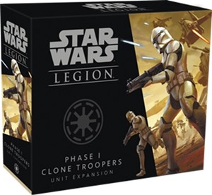 FFGSWL47 Star Wars Legion: Phase I Clone Troopers Unit Expansion published by Fantasy Flight Games
