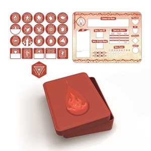 GFN72503 Dungeons And Dragons RPG: Sorceror Token Set (Player Board And 22 Tokens) published by Gale Force Nine