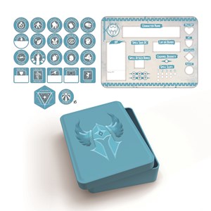 GFN72508 Dungeons And Dragons RPG: Paladin Token Set (Player Board And 22 Tokens) published by Gale Force Nine