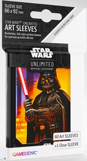 2!GGS15029ML Star Wars: Unlimited Art Sleeves - Darth Vader published by Gamegenic