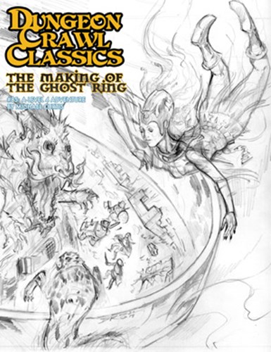 GMG5086K Dungeon Crawl Classics #85: Making Ghost Ring Sketch Cover published by Goodman Games