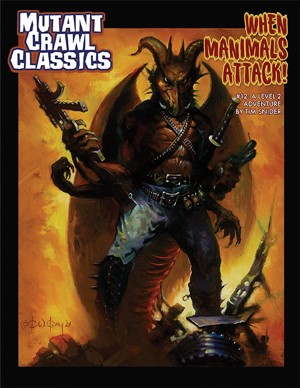 GMG6222 Mutant Crawl Classics #12: When Manimals Attack published by Goodman Games