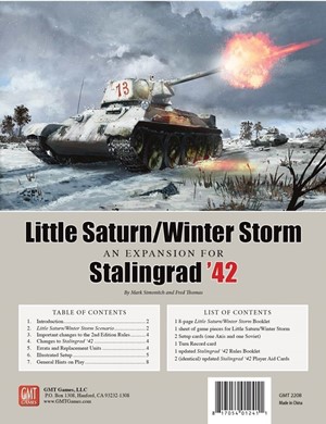 GMT2208 Stalingrad '42: Little Saturn, Winter Storm Expansion published by GMT Games