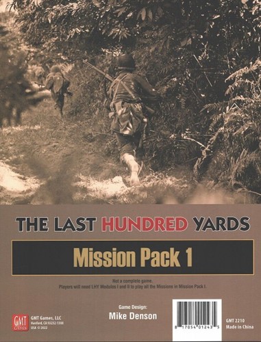 The Last Hundred Yards Board Game: Mission Pack #1