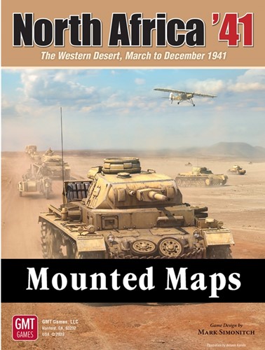 GMT2306MM North Africa '41 Mounted Maps published by GMT Games
