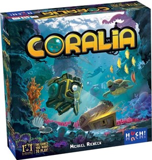 2!HUT880475 Coralia Board Game published by Huch and Friends