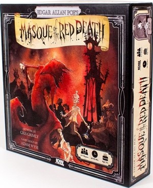2!IDW01379 Masque Of The Red Death Board Game published by IDW Games