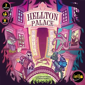 IEL70031 Hellton Palace Board Game published by Iello