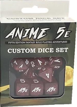 JPG819 Dungeons And Dragons RPG: Anime Dice Set published by Dyskami Publishing