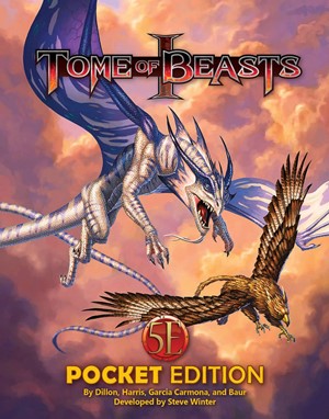 KOB9573 Dungeons And Dragons RPG: Tome Of Beasts 1: 2023 Pocket Edition published by Kobold Press