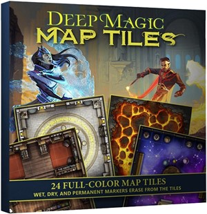 KOB9672 Dungeons And Dragons RPG: Deep Magic Map Tiles published by Kobold Press