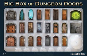 LOKEBM038 Big Box Of Dungeon Doors published by Loke Battle Mats