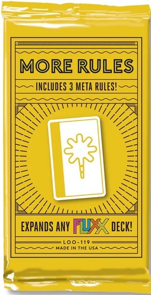 LOO119 Fluxx Card Game: More Rules Expansion published by Looney Labs