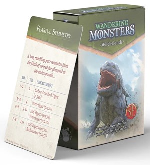 NRG1012 Dungeons And Dragons RPG: Wandering Monster: Wilderlands Deck published by Nord Games