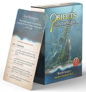 NRG1017 Dungeons And Dragons RPG: Objects Of Intrigue: Waterways Deck published by Nord Games