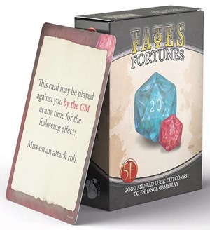 NRG1033 Dungeons And Dragons RPG: Fates Fortune Deck published by Nord Games