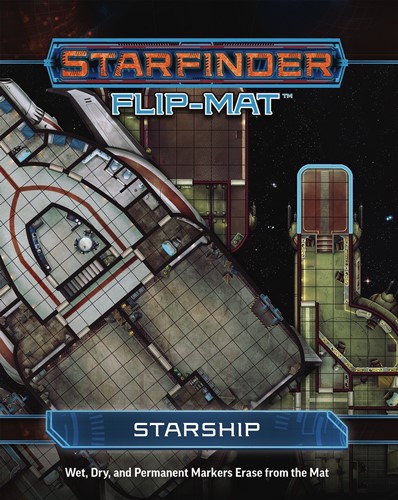 PAI7304 Starfinder RPG: Flip-Mat Starship published by Paizo Publishing
