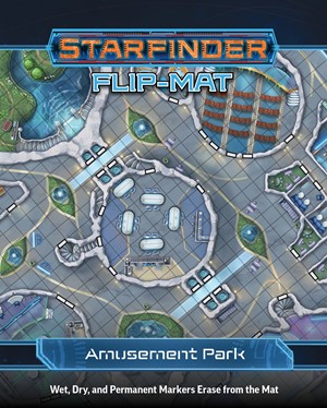 PAI7336 Starfinder RPG: Flip-Mat Amusement Park published by Paizo Publishing