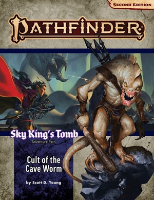 PAI90194 Pathfinder 2 #193 Sky King's Tomb Chapter 2: Cult Of The Cave Worm published by Paizo Publishing