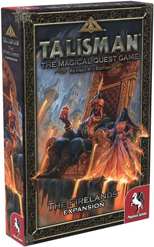 2!PEG56209E Talisman Board Game 4th Edition: The Firelands Expansion published by Pegasus Spiele