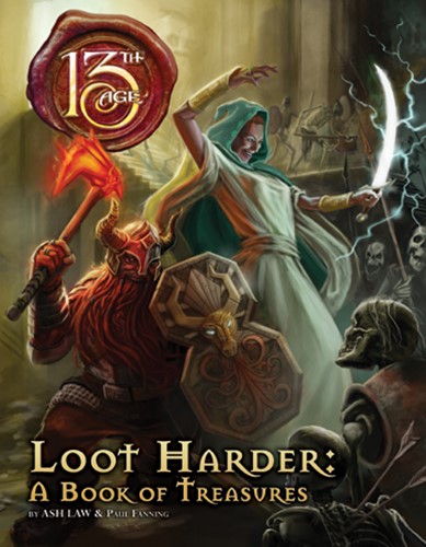 PEL13A18 13th Age RPG: Loot Harder published by Pelgrane Press